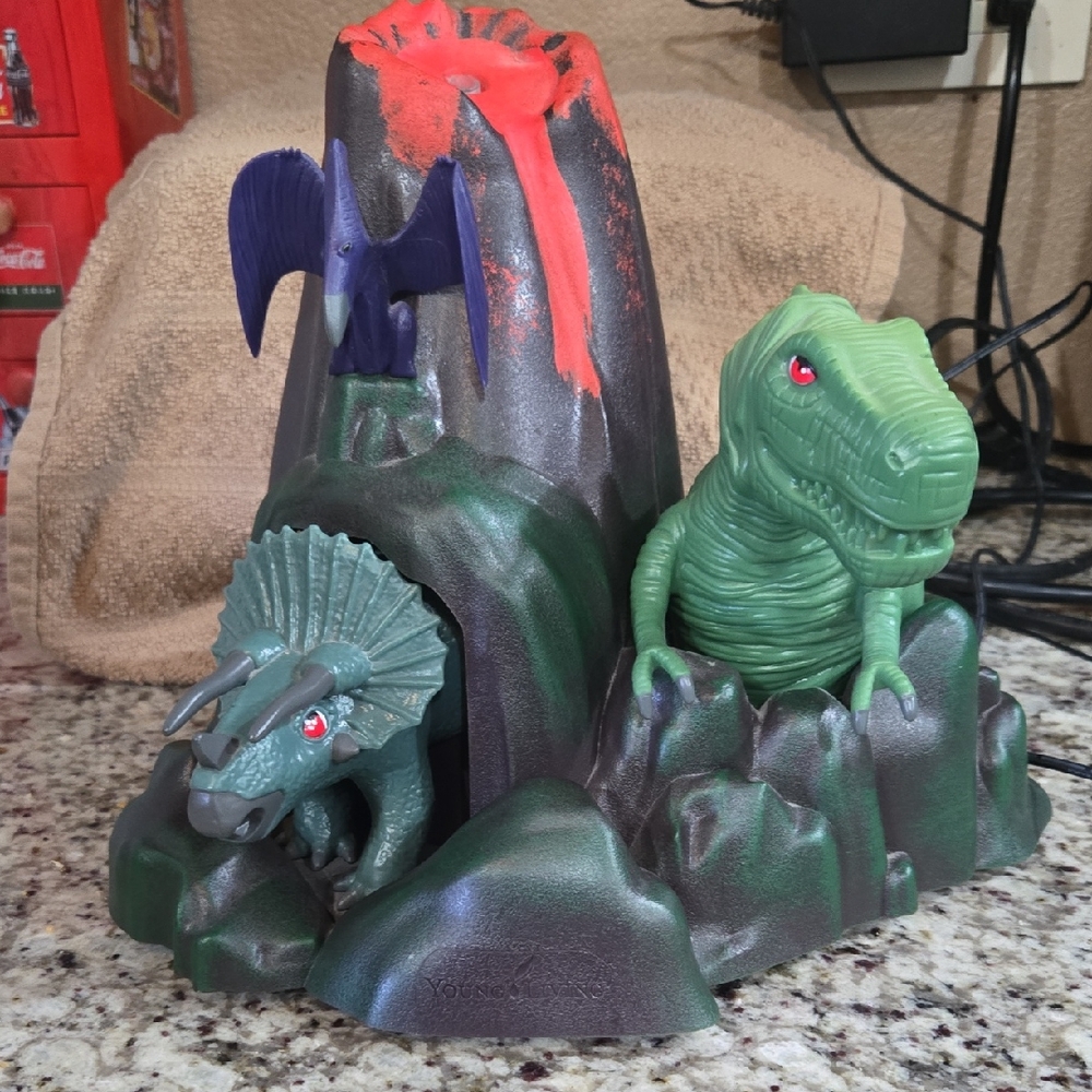 Young Living Green and Purple Dinosaur Diffuser